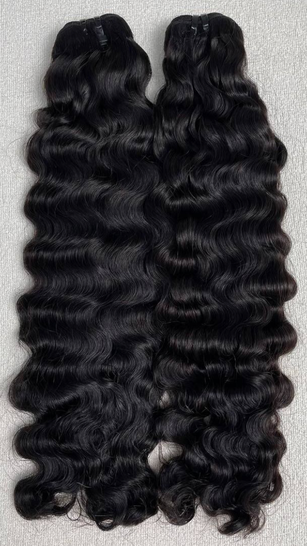 Raw curly hair tissage bouclé 100% human hair